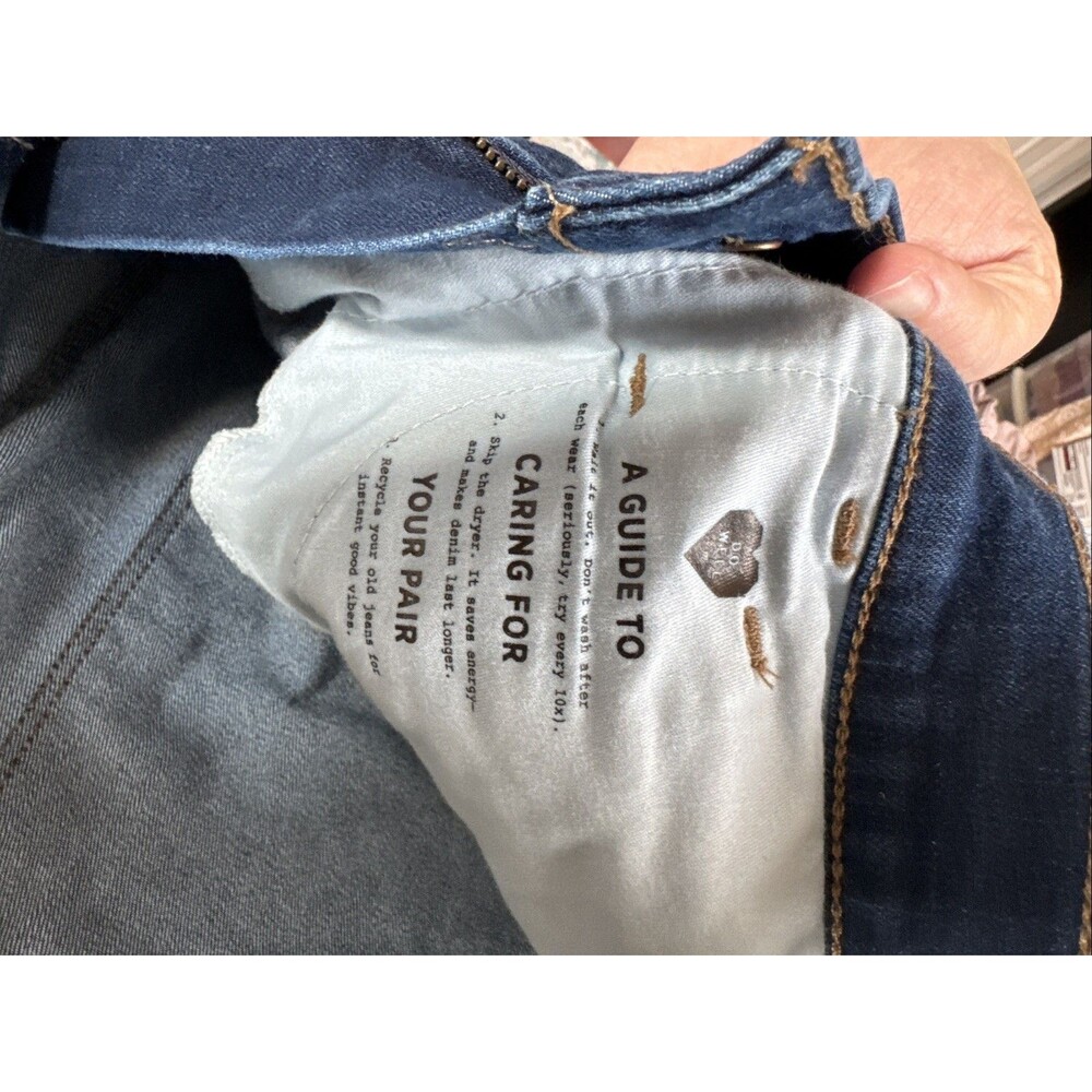 Madewell roadtripper medium was blue jeans size 33P petite - Picture 4 of 9
